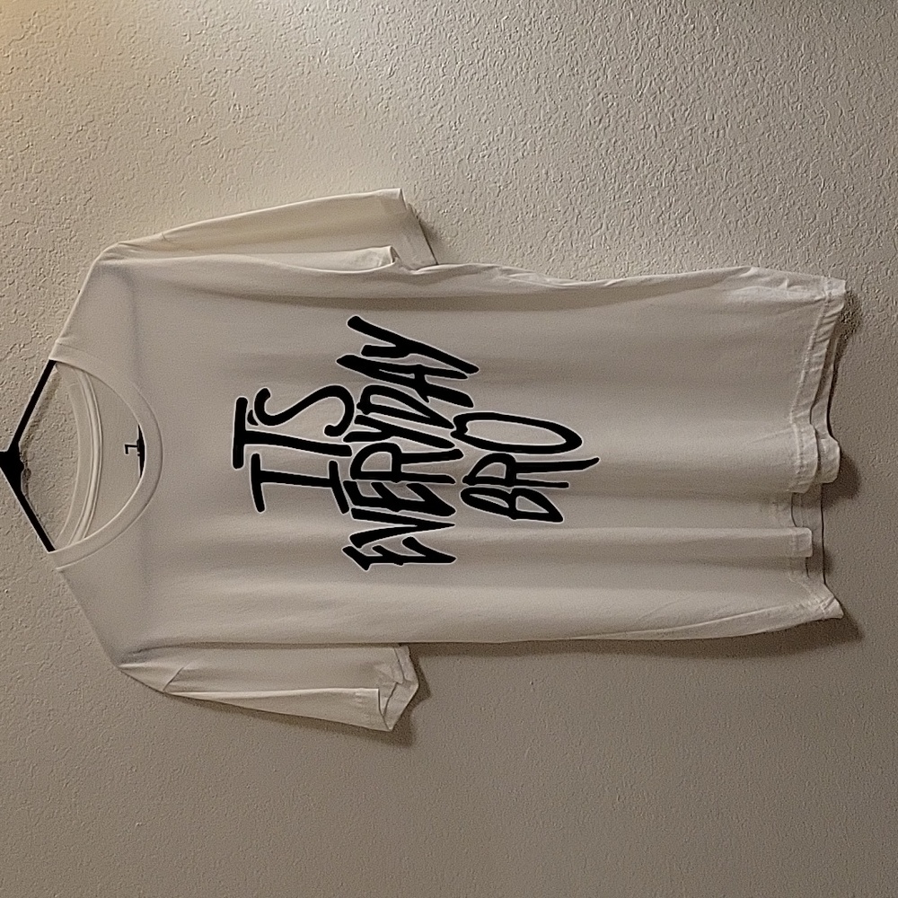 Jake Paul 'It's Everybody Bro' T-shirt - Crisp White - Large